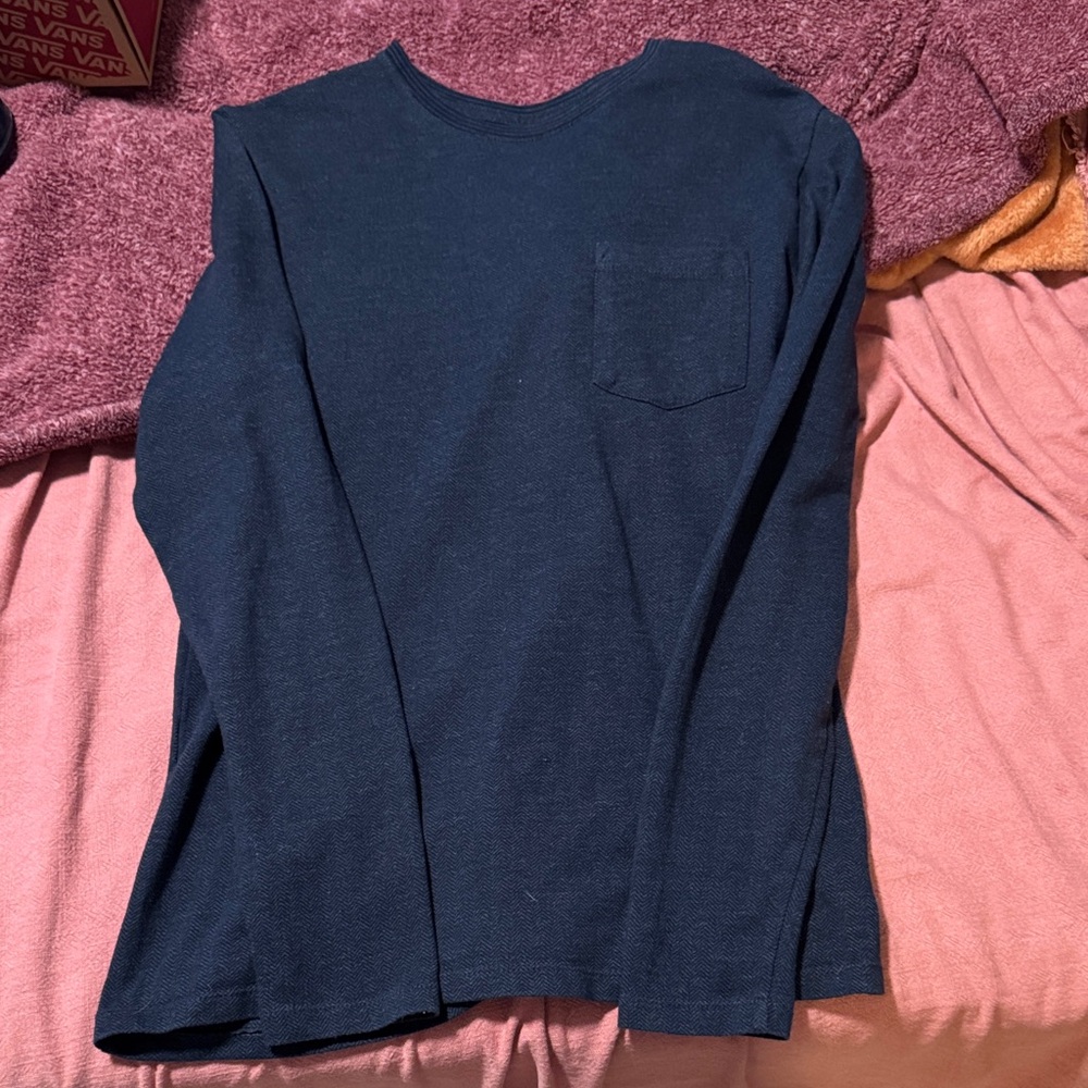 Goodfellow & Co Black Herringbone Shirt